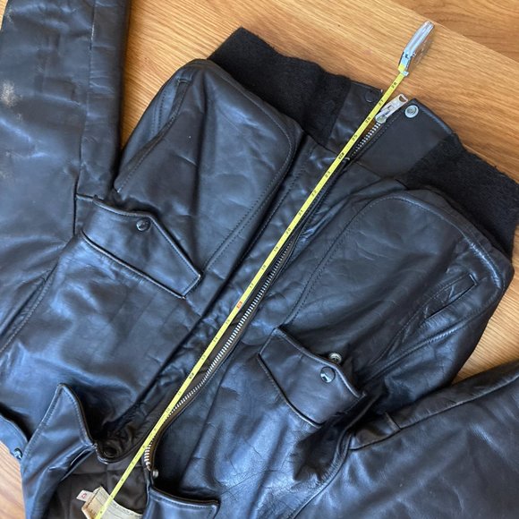 Schott Leather Flight Jacket (size 42) - Picture 2 of 5